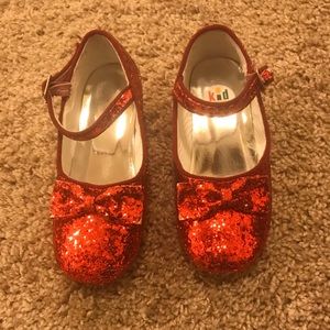 Red Glitter Shoes